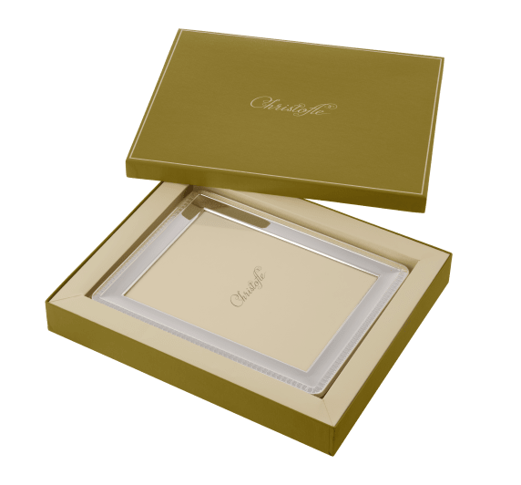 Silver plated Malmaison picture frame - for 18 x 24 cm photos